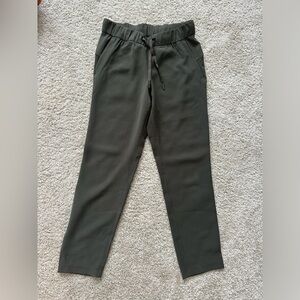 Lululemon pants. Size 4. Army green